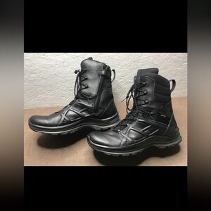 No Inserts Haix Black Eagle Tactical 2.0 GTX Men's Boots Side Zip Black Size 10M